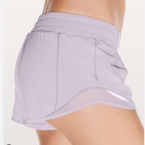 Lululemon Light Purple Hotty Hot Shorts 2.5"